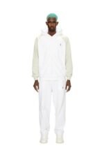 6PM 2 Tone Hoodie White