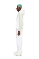 6PM 2 Tone Hoodie White1