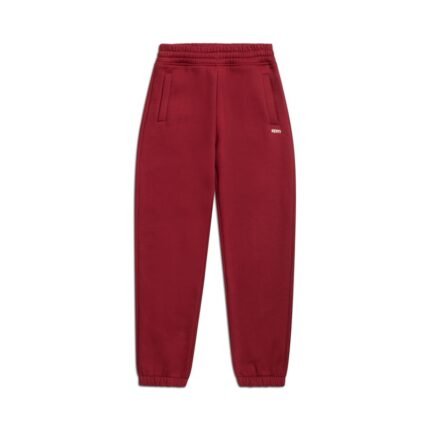 6pm CUFF JOGGER WINE RED