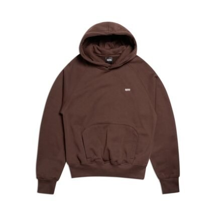 6pm Hoodie Chocolate Brown