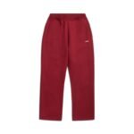 6pm OPEN LEG JOGGER WINE RED