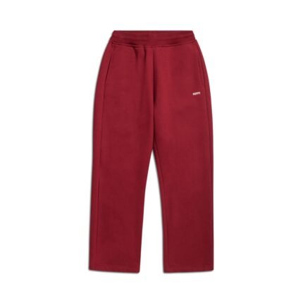 6pm OPEN LEG JOGGER WINE RED