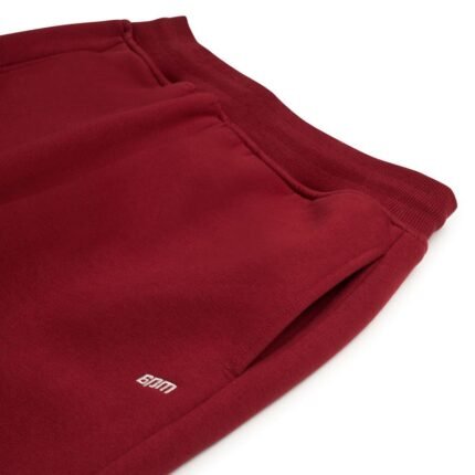 6pm OPEN LEG JOGGER WINE RED1