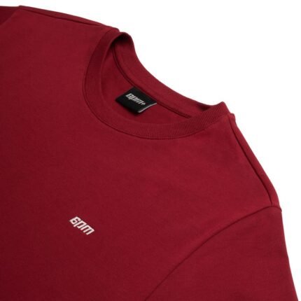 6pm T SHIRT WINE RED1