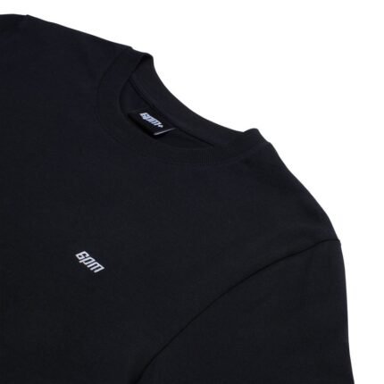 6pm season SLIM FIT T SHIRT BLACK1