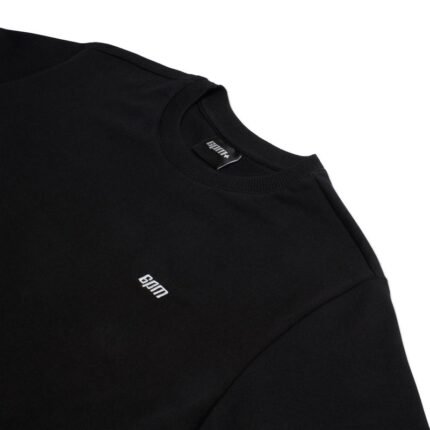 6pm season T SHIRT BLACK1