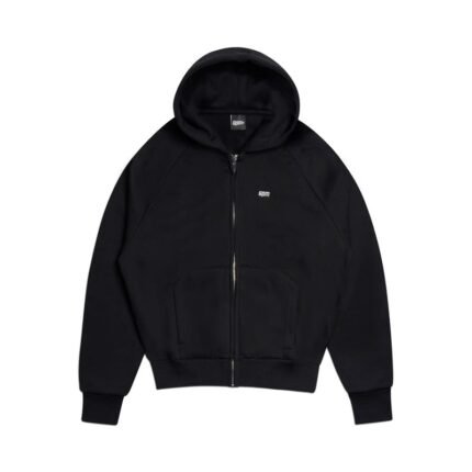 6pm season ZIP HOODIE BLACK