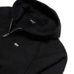 6pm season ZIP HOODIE BLACK1 1