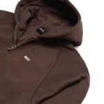 6pm season ZIP HOODIE CHOCOLATE BROWN1