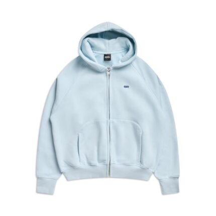 6pm season ZIP HOODIE ICE BLUE