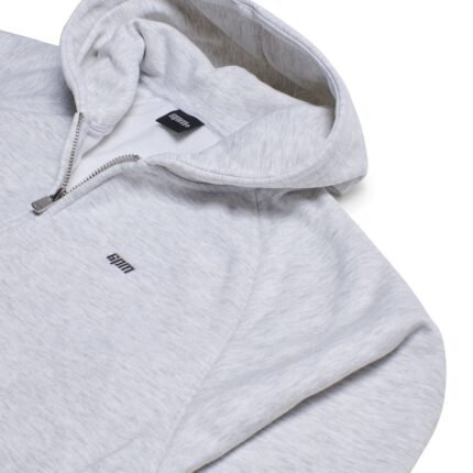 6pm season ZIP HOODIE LIGHT GREY1