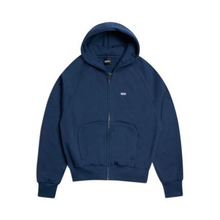 6pm season ZIP HOODIE NAVY