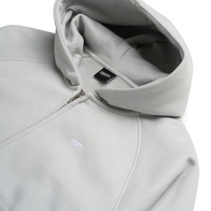 6pm season ZIP HOODIE SMOKE GREY1